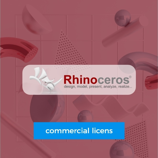 Rhino commercial licens - 3D shoppen