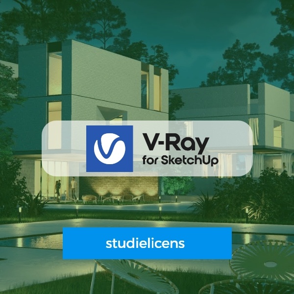 V-ray 5 til Sketchup Studielicens - 3D shoppen